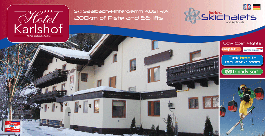 Ski Hotel Karlshof Saalbach Hinterglemm - Austria Skiing Holidays